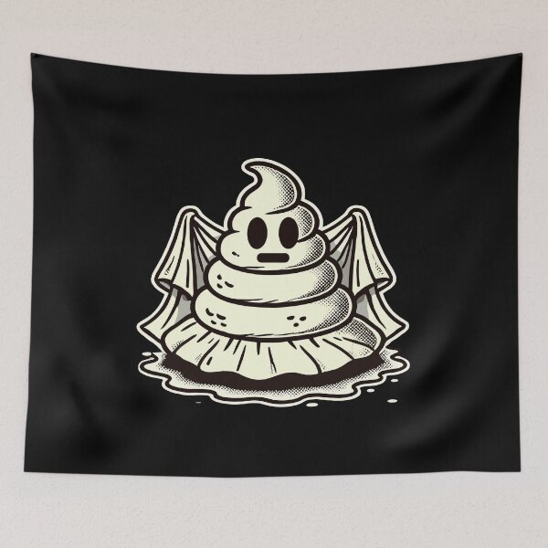 Item preview, Funny Poop Feces Ghost Humorous designed and sold by LuminOrb.