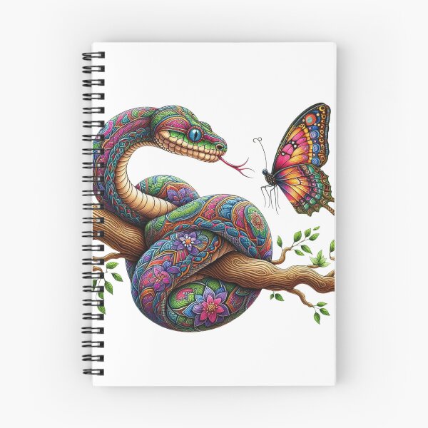 Item preview, Unexpected Encounter: Snake and Butterfly designed and sold by Migue Design.
