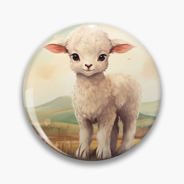 Item preview, Cute lamb // little lamb // flowers // majestic // lamb poster // baby lamb designed and sold by SMARTKIT  DESIGNAGENCY.