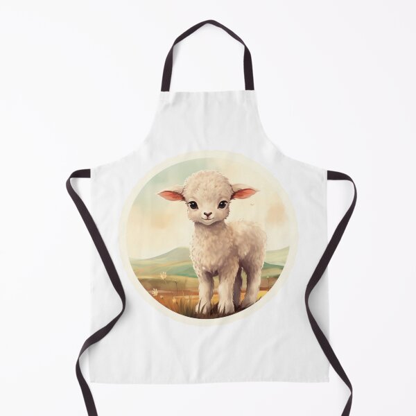 Item preview, Cute lamb // little lamb // flowers // majestic // lamb poster // baby lamb designed and sold by SMARTKIT DESIGNAGENCY.