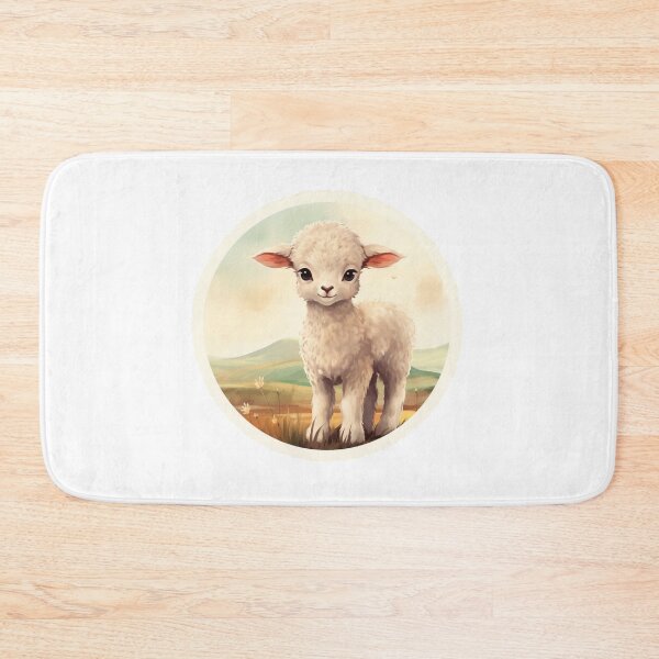 Item preview, Cute lamb // little lamb // flowers // majestic // lamb poster // baby lamb designed and sold by SMARTKIT  DESIGNAGENCY.