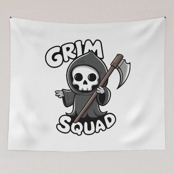 Item preview, Cute Grim Reaper Grim Squad designed and sold by PlanetMarker.