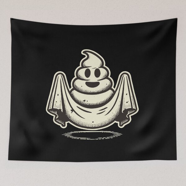 Item preview, Funny Poop Feces Ghost Humorous designed and sold by LuminOrb.