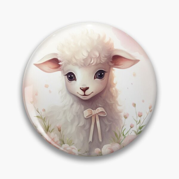 Item preview, Cute lamb // little lamb // flowers // majestic // lamb poster // baby lamb designed and sold by SMARTKIT  DESIGNAGENCY.