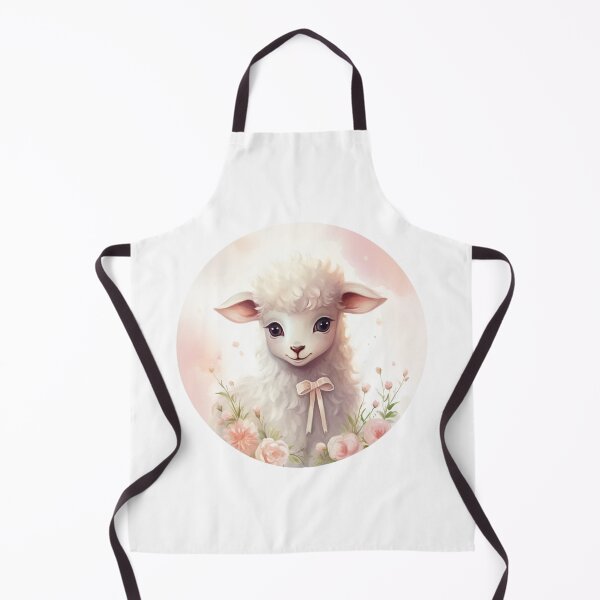 Item preview, Cute lamb // little lamb // flowers // majestic // lamb poster // baby lamb designed and sold by SMARTKIT DESIGNAGENCY.