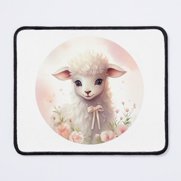 Item preview, Cute lamb // little lamb // flowers // majestic // lamb poster // baby lamb designed and sold by SMARTKIT  DESIGNAGENCY.