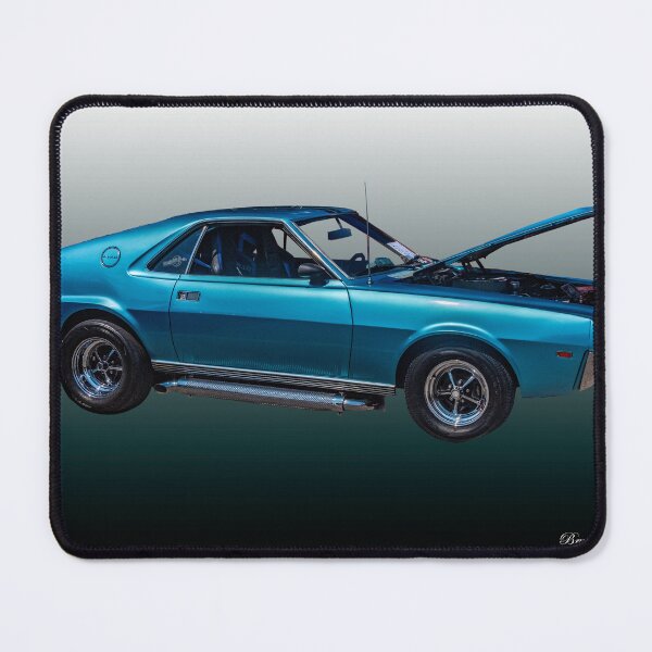 Item preview, Blue 1969 AMC AMX Photo, Classic American Muscle Car Art, Iconic Retro Automotive, Vintage Two-Seater Sports Car Decor designed and sold by Bryan Spellman.