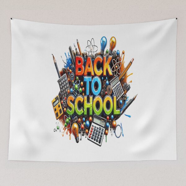 Item preview, Back to School Science-Themed Graffiti Art designed and sold by FashionFusionFL.