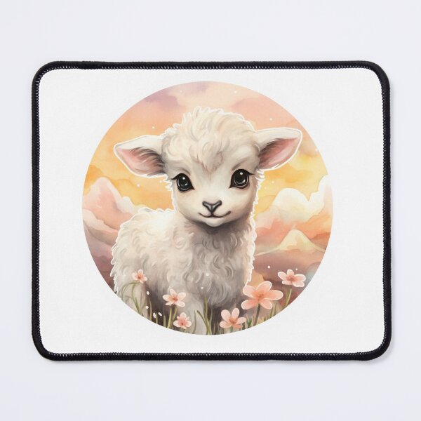 Artikelvorschau, Süßes Lamm // kleines Lamm // Blumen // majestätisch // Lamm Poster // Baby Lamm entworfen und verkauft von SMARTKIT DESIGNAGENCY.