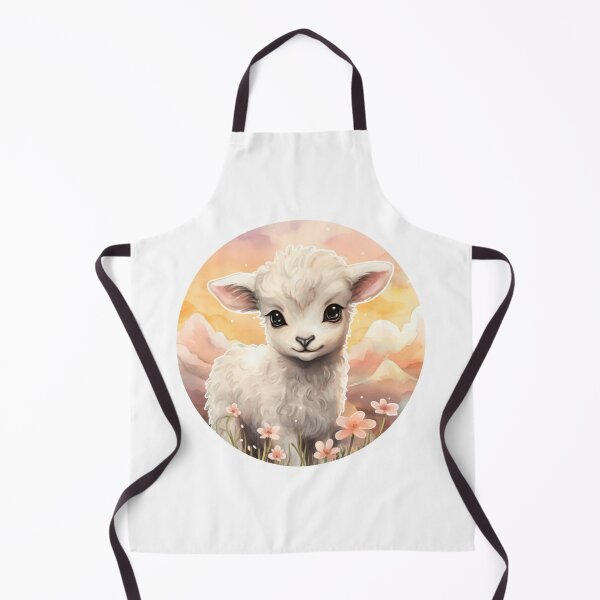 Item preview, Cute lamb // little lamb // flowers // majestic // lamb poster // baby lamb designed and sold by SMARTKIT DESIGNAGENCY.