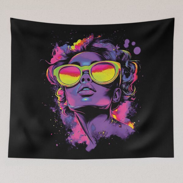Item preview, Retro Vibrant Print 90'S Classic designed and sold by FEBRICAST.