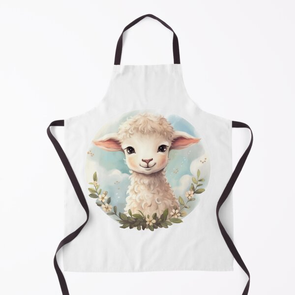 Item preview, Cute lamb // little lamb // flowers // majestic // lamb poster // baby lamb designed and sold by SMARTKIT DESIGNAGENCY.