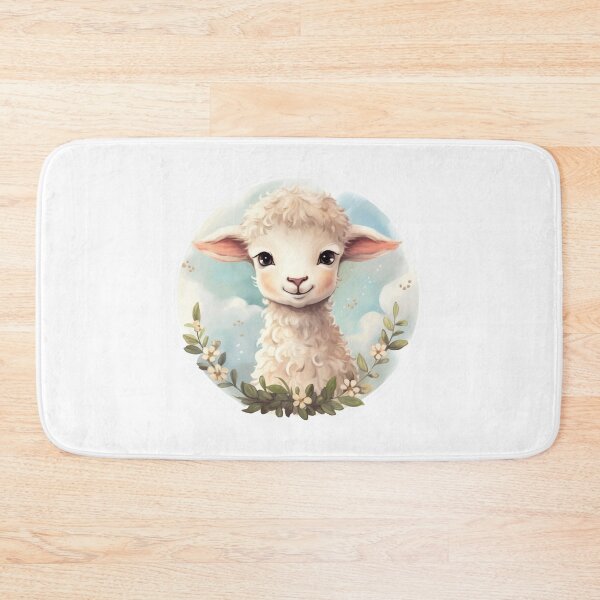 Item preview, Cute lamb // little lamb // flowers // majestic // lamb poster // baby lamb designed and sold by SMARTKIT  DESIGNAGENCY.