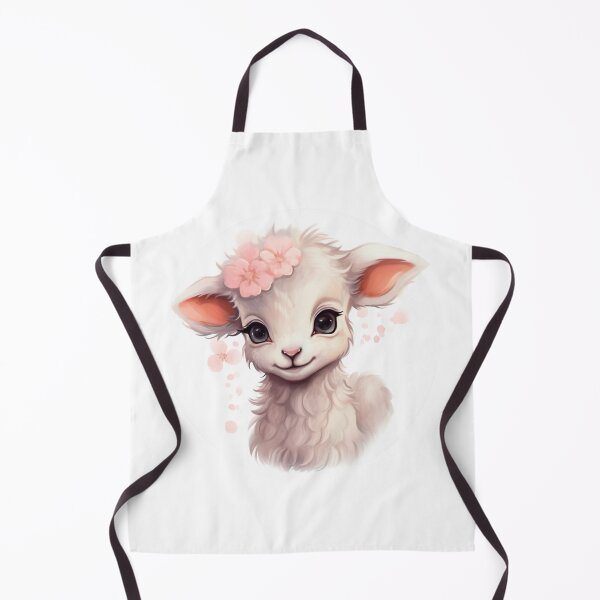 Item preview, Cute lamb // little lamb // flowers // majestic // lamb poster // baby lamb designed and sold by SMARTKIT DESIGNAGENCY.