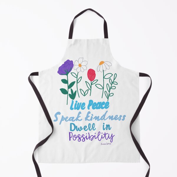 Item preview, Live Peace, Speak Kindness, Dwell in Possibility - Amanda Tapping designed and sold by NatLeBrunDesign.