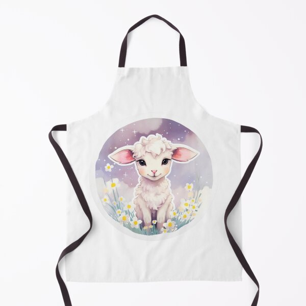 Item preview, Cute lamb // little lamb // flowers // majestic // lamb poster // baby lamb designed and sold by SMARTKIT DESIGNAGENCY.
