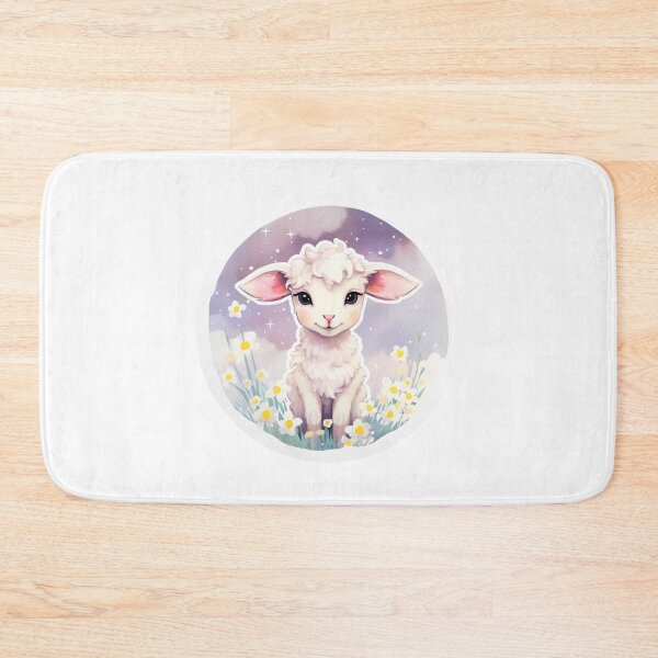 Item preview, Cute lamb // little lamb // flowers // majestic // lamb poster // baby lamb designed and sold by SMARTKIT  DESIGNAGENCY.