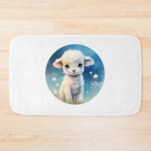 Item preview, Cute lamb // little lamb // flowers // majestic // lamb poster // baby lamb designed and sold by SMARTKIT  DESIGNAGENCY.