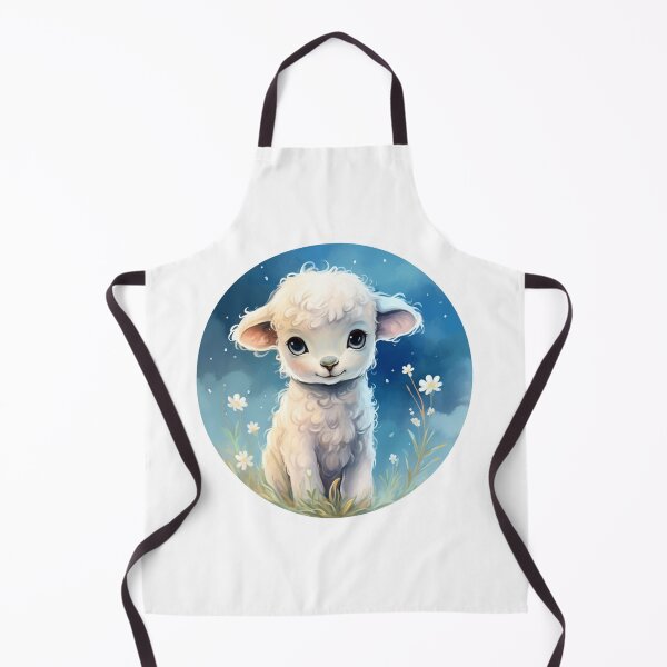 Item preview, Cute lamb // little lamb // flowers // majestic // lamb poster // baby lamb designed and sold by SMARTKIT DESIGNAGENCY.