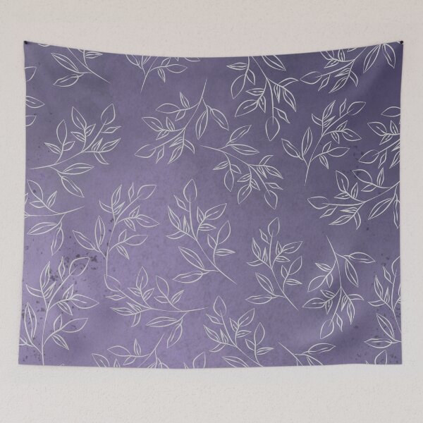 Item preview,  White Plants Purple Art designed and sold by Asmaa Abdul-Azim.
