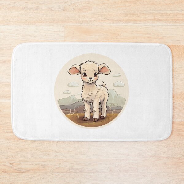 Item preview, Cute lamb // little lamb // flowers // majestic // lamb poster // baby lamb designed and sold by SMARTKIT  DESIGNAGENCY.