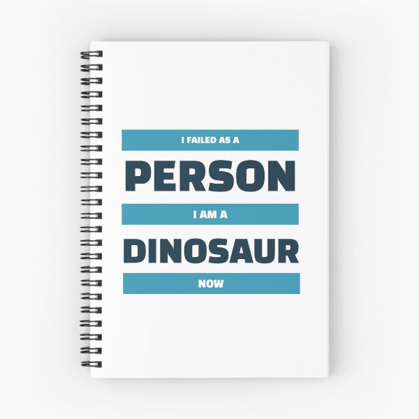 Artikelvorschau, Ich habe als Mensch versagt. Jetzt bin ich ein Dinosaurier. Lustig entworfen und verkauft von Kannan-Ravi.