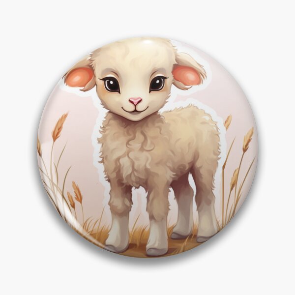 Item preview, Cute lamb // little lamb // flowers // majestic // lamb poster // baby lamb designed and sold by SMARTKIT  DESIGNAGENCY.