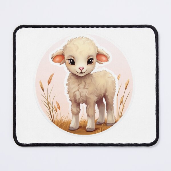 Item preview, Cute lamb // little lamb // flowers // majestic // lamb poster // baby lamb designed and sold by SMARTKIT  DESIGNAGENCY.