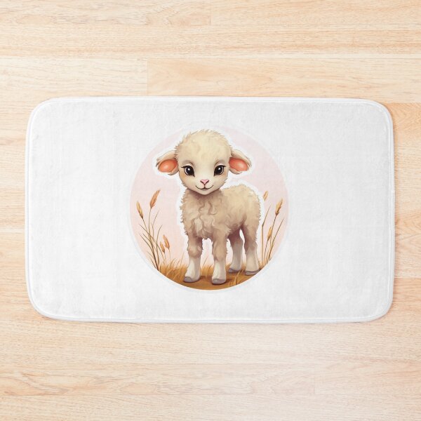 Item preview, Cute lamb // little lamb // flowers // majestic // lamb poster // baby lamb designed and sold by SMARTKIT  DESIGNAGENCY.