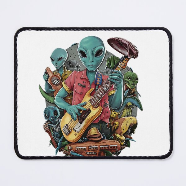 Item preview, The Guitar-Playing Alien designed and sold by adhatp.