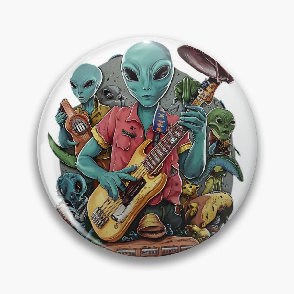 Item preview, The Guitar-Playing Alien designed and sold by adhatp.