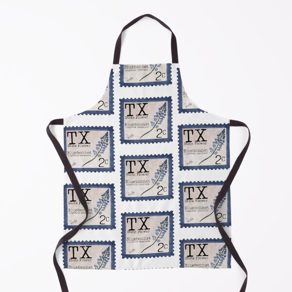 Item preview, Texas Bluebonnet: Texas State Flower Stamp designed and sold by Marguerite Artistry.