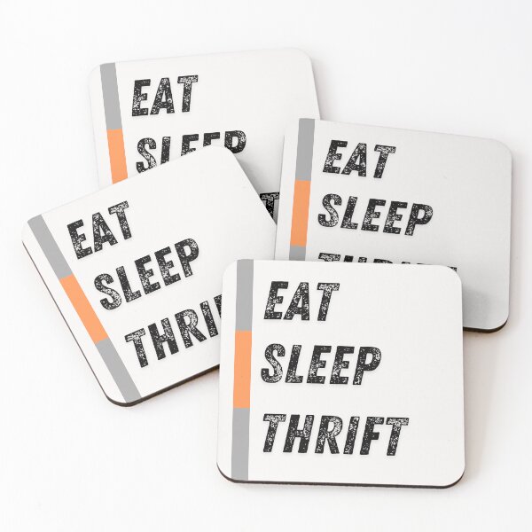 Item preview, Eat Sleep Thrift - Minimalist Design for Thrifting Enthusiasts designed and sold by UmutK.