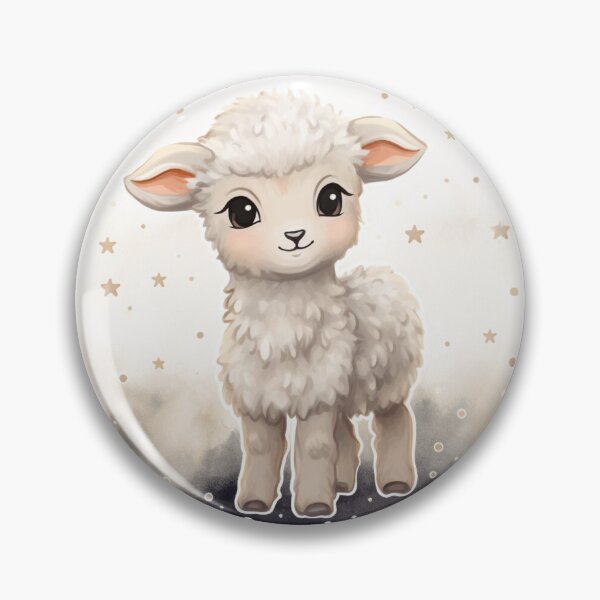 Item preview, Cute lamb // little lamb // flowers // majestic // lamb poster // baby lamb designed and sold by SMARTKIT  DESIGNAGENCY.