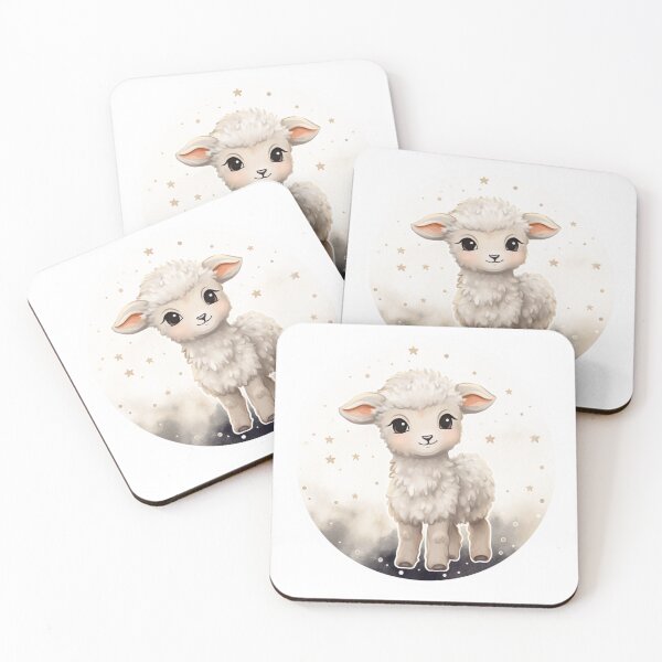 Item preview, Cute lamb // little lamb // flowers // majestic // lamb poster // baby lamb designed and sold by SMARTKIT  DESIGNAGENCY.