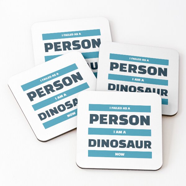 Item preview, I Failed as a Person I am a Dinosaur Now Funny  designed and sold by Kannan-Ravi.