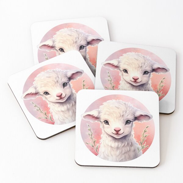 Item preview, Cute lamb // little lamb // flowers // majestic // lamb poster // baby lamb designed and sold by SMARTKIT  DESIGNAGENCY.