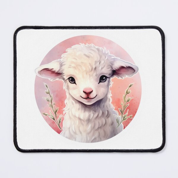 Item preview, Cute lamb // little lamb // flowers // majestic // lamb poster // baby lamb designed and sold by SMARTKIT  DESIGNAGENCY.