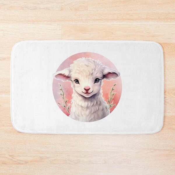Item preview, Cute lamb // little lamb // flowers // majestic // lamb poster // baby lamb designed and sold by SMARTKIT  DESIGNAGENCY.