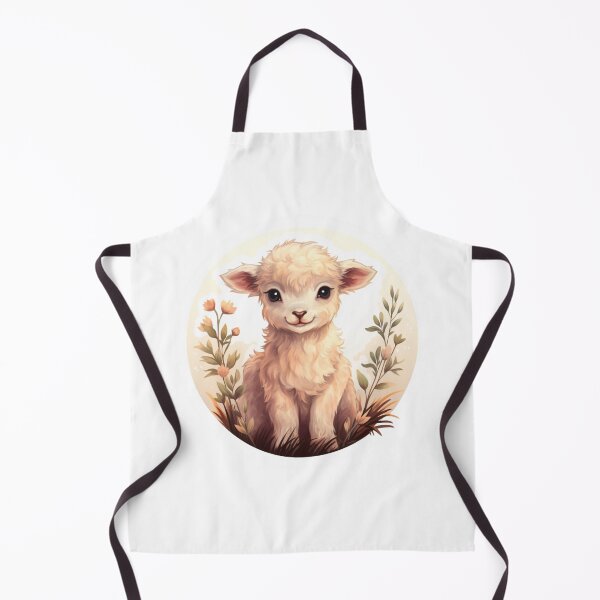 Item preview, Cute lamb // little lamb // flowers // majestic // lamb poster // baby lamb designed and sold by SMARTKIT DESIGNAGENCY.