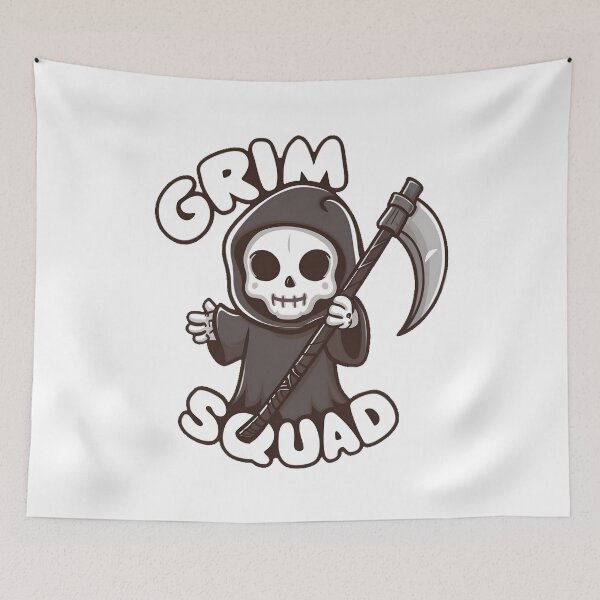 Item preview, Cute Grim Reaper Grim Squad designed and sold by PlanetMarker.