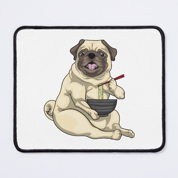 Item preview, Pug Cook Ramen Cooking designed and sold by Snabdesign84.