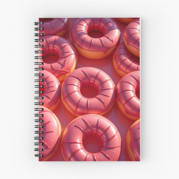 Item preview, Pink Donuts A Delicious Food Pattern Design designed and sold by TheArtOfPat.