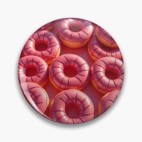 Item preview, Pink Donuts A Delicious Food Pattern Design designed and sold by TheArtOfPat.
