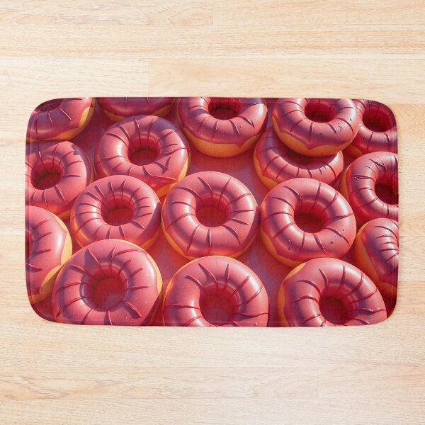 Item preview, Pink Donuts A Delicious Food Pattern Design designed and sold by TheArtOfPat.