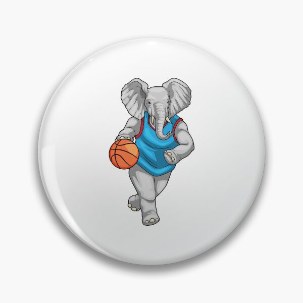 Item preview, Elephant Basketball player Basketball designed and sold by Snabdesign84.