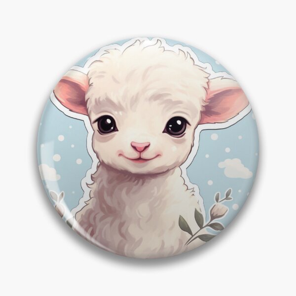 Item preview, Cute lamb // little lamb // flowers // majestic // lamb poster // baby lamb designed and sold by SMARTKIT  DESIGNAGENCY.