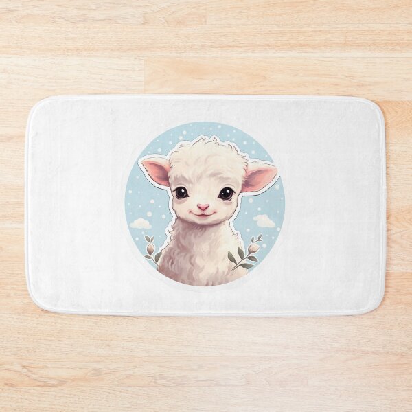 Item preview, Cute lamb // little lamb // flowers // majestic // lamb poster // baby lamb designed and sold by SMARTKIT  DESIGNAGENCY.