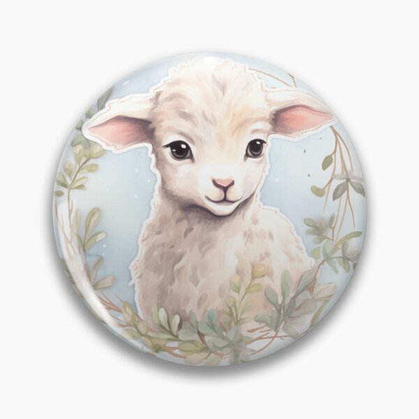 Item preview, Cute lamb // little lamb // flowers // majestic // lamb poster // baby lamb designed and sold by SMARTKIT  DESIGNAGENCY.