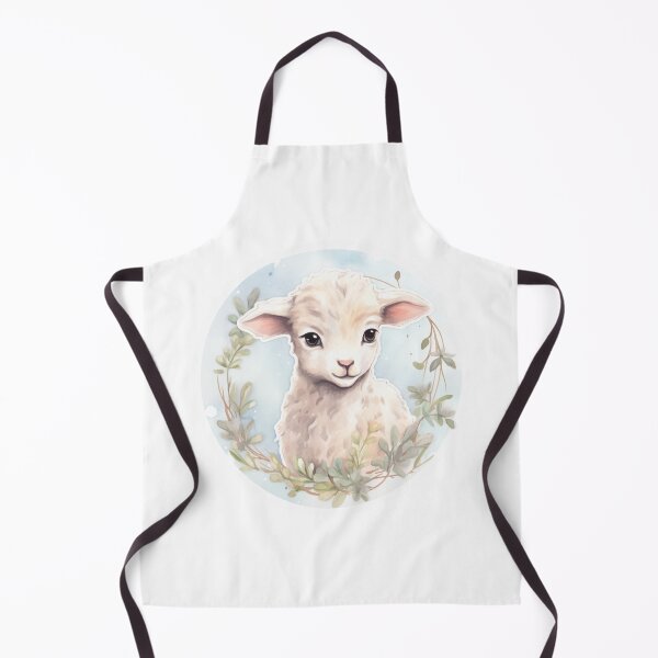 Item preview, Cute lamb // little lamb // flowers // majestic // lamb poster // baby lamb designed and sold by SMARTKIT DESIGNAGENCY.